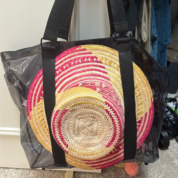 Beis Transparent Black Beach Tote Bag - Picture 6 of 13